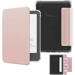 MoKo Étui Magnétique Détachable pour Le Tout Nouveau Kindle(11e Génération 2024/2022) 6 Pouces, Coque Légère et Résistante aux R