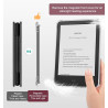 MoKo Étui Magnétique Détachable pour Le Tout Nouveau Kindle(11e Génération 2024/2022) 6 Pouces, Coque Légère et Résistante aux R
