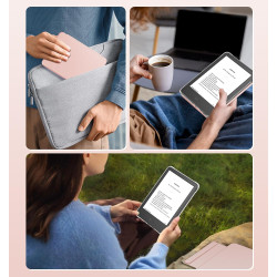 MoKo Étui Magnétique Détachable pour Le Tout Nouveau Kindle(11e Génération 2024/2022) 6 Pouces, Coque Légère et Résistante aux R