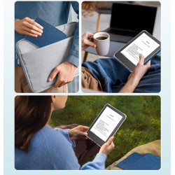 MoKo Étui Magnétique Détachable pour Le Tout Nouveau Kindle(11e Génération 2024/2022) 6 Pouces, Coque Légère et Résistante aux R