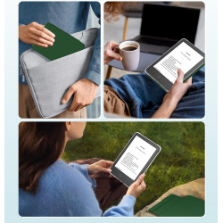 MoKo Étui Magnétique Détachable pour Le Tout Nouveau Kindle(11e Génération 2024/2022) 6 Pouces, Coque Légère et Résistante aux R