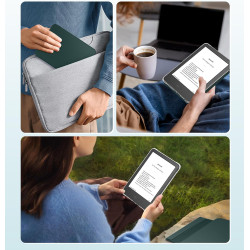 MoKo Étui Magnétique Détachable pour Le Tout Nouveau Kindle(11e Génération 2024/2022) 6 Pouces, Coque Légère et Résistante aux R