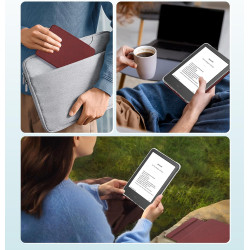 MoKo Étui Magnétique Détachable pour Le Tout Nouveau Kindle(11e Génération 2024/2022) 6 Pouces, Coque Légère et Résistante aux R