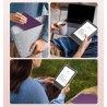 MoKo Étui Magnétique Détachable pour Le Tout Nouveau Kindle(11e Génération 2024/2022) 6 Pouces, Coque Légère et Résistante aux R