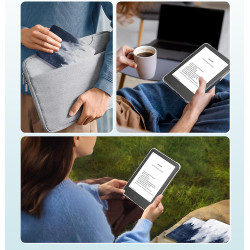 MoKo Étui Magnétique Détachable pour Le Tout Nouveau Kindle(11e Génération 2024/2022) 6 Pouces, Coque Légère et Résistante aux R