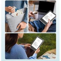 MoKo Étui Magnétique Détachable pour Le Tout Nouveau Kindle(11e Génération 2024/2022) 6 Pouces, Coque Légère et Résistante aux R