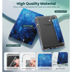 MoKo Étui Magnétique Détachable pour Le Tout Nouveau Kindle(11e Génération 2024/2022) 6 Pouces, Coque Légère et Résistante aux R