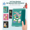 Moko étui magnétique détachable pour 7" kindle paperblanc 12e generation 2024 & kindle colorsoft 2024/2025,ultra clair coque et 