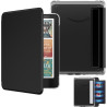 Moko étui magnétique détachable pour 7" kindle paperblanc 12e generation 2024 & kindle colorsoft 2024/2025,ultra clair coque et 