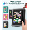 Moko étui magnétique détachable pour 7" kindle paperblanc 12e generation 2024 & kindle colorsoft 2024/2025,ultra clair coque et 