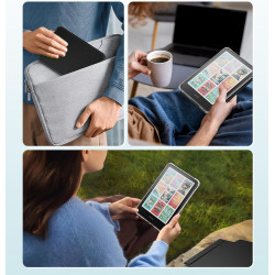 Moko étui magnétique détachable pour 7" kindle paperblanc 12e generation 2024 & kindle colorsoft 2024/2025,ultra clair coque et 