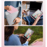 Moko étui magnétique détachable pour 7" kindle paperblanc 12e génération 2024 & kindle colorsoft 2024/2025,ultra clair coque et 