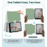 Moko étui magnétique détachable pour 7" kindle paperblanc 12e génération 2024 & kindle colorsoft 2024/2025,ultra clair coque et 
