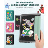 Moko étui magnétique détachable pour 7" kindle paperblanc 12e génération 2024 & kindle colorsoft 2024/2025,ultra clair coque et 