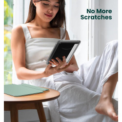 Moko étui magnétique détachable pour 7" kindle paperblanc 12e génération 2024 & kindle colorsoft 2024/2025,ultra clair coque et 