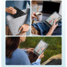 Moko étui magnétique détachable pour 7" kindle paperblanc 12e génération 2024 & kindle colorsoft 2024/2025,ultra clair coque et 