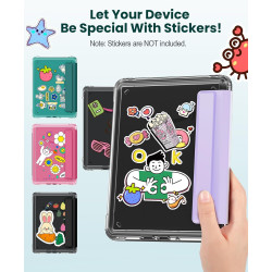 MoKo Étui Magnétique Amovible pour 7" E-Reader 12e Génération 2024 et Color 2024/2025, Coque Arrière Ultra Transparente Résistan