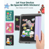 MoKo Étui Magnétique Amovible pour 7" E-Reader 12e Génération 2024 et Color 2024/2025, Coque Arrière Ultra Transparente Résistan