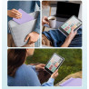 MoKo Étui Magnétique Amovible pour 7" E-Reader 12e Génération 2024 et Color 2024/2025, Coque Arrière Ultra Transparente Résistan