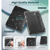 MoKo Étui Magnétique Amovible pour 7" E-Reader 12e Gén 2024 et Colorsoft 2024/2025,Coque Arrière Ultra Transparente Résistante a
