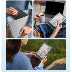 MoKo Étui Magnétique Amovible pour 7" E-Reader 12e Gén 2024 et Colorsoft 2024/2025,Coque Arrière Ultra Transparente Résistante a