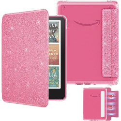 Moko étui magnétique détachable pour 7" kindle paperblanc 12e generation 2024 & kindle colorsoft 2024/2025,ultra clair coque et 