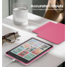 Moko étui magnétique détachable pour 7" kindle paperblanc 12e generation 2024 & kindle colorsoft 2024/2025,ultra clair coque et 