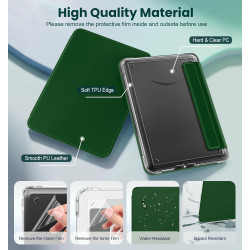 MoKo Étui Magnétique Amovible pour 7" E-reader 12e Génération 2024 et Color 2024/2025,Coque Arrière Ultra Transparente Résistant