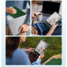 MoKo Étui Magnétique Amovible pour 7" E-reader 12e Génération 2024 et Color 2024/2025,Coque Arrière Ultra Transparente Résistant