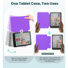 MoKo Étui Magnétique Amovible pour 7" E-Reader 12e Gén 2024 et Color 2024/2025, Coque Arrière Ultra Transparente Résistante aux 
