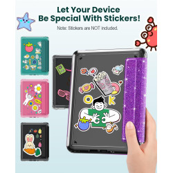 MoKo Étui Magnétique Amovible pour 7" E-Reader 12e Gén 2024 et Color 2024/2025, Coque Arrière Ultra Transparente Résistante aux 