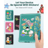 Moko étui magnétique détachable pour 7" kindle paperblanc 12e generation 2024 & kindle colorsoft 2024/2025,ultra clair coque et 