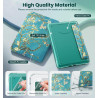 Moko étui magnétique détachable pour 7" kindle paperblanc 12e generation 2024 & kindle colorsoft 2024/2025,ultra clair coque et 