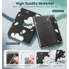 Moko étui magnétique détachable pour 7" kindle paperblanc 12e génération 2024 & kindle colorsoft 2024/2025,ultra clair coque et 