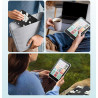 Moko étui magnétique détachable pour 7" kindle paperblanc 12e génération 2024 & kindle colorsoft 2024/2025,ultra clair coque et 