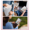 MoKo Étui Magnétique Amovible pour 7" E-Reader 12e Gén 2024 et Colorsoft 2024/2025,Coque Arrière Ultra Transparente Résistante a