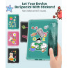 Moko étui magnétique détachable pour 7" kindle paperblanc 12e generation 2024 & kindle colorsoft 2024/2025,ultra clair coque et 
