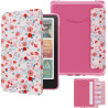 Moko étui magnétique détachable pour 7" kindle paperblanc 12e generation 2024 & kindle colorsoft 2024/2025,ultra clair coque et 
