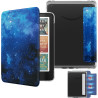 Moko étui magnétique détachable pour 7" kindle paperblanc 12e génération 2024 & kindle colorsoft 2024/2025,ultra clair coque et 