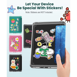 Moko étui magnétique détachable pour 7" kindle paperblanc 12e génération 2024 & kindle colorsoft 2024/2025,ultra clair coque et 
