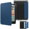 Moko étui magnétique détachable pour 7" kindle paperblanc 12e generation 2024 & kindle colorsoft 2024/2025,ultra clair coque et 