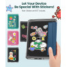 Moko étui magnétique détachable pour 7" kindle paperblanc 12e generation 2024 & kindle colorsoft 2024/2025,ultra clair coque et 
