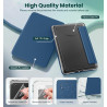 Moko étui magnétique détachable pour 7" kindle paperblanc 12e generation 2024 & kindle colorsoft 2024/2025,ultra clair coque et 