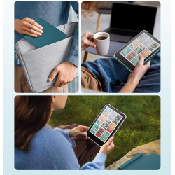 Moko étui magnétique détachable pour 7" kindle paperblanc 12e génération 2024 & kindle colorsoft 2024/2025,ultra clair coque et 