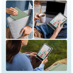 MoKo Étui Magnétique Amovible pour 7" E-Reader 12e Génération 2024 et Color 2024/2025, Coque Arrière Ultra Transparente Résistan