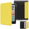 Moko étui magnétique détachable pour 7" kindle paperblanc 12e génération 2024 & kindle colorsoft 2024/2025,ultra clair coque et 