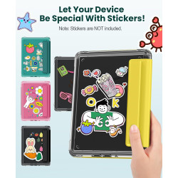 Moko étui magnétique détachable pour 7" kindle paperblanc 12e génération 2024 & kindle colorsoft 2024/2025,ultra clair coque et 