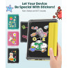 Moko étui magnétique détachable pour 7" kindle paperblanc 12e génération 2024 & kindle colorsoft 2024/2025,ultra clair coque et 