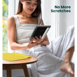 Moko étui magnétique détachable pour 7" kindle paperblanc 12e génération 2024 & kindle colorsoft 2024/2025,ultra clair coque et 