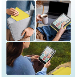 Moko étui magnétique détachable pour 7" kindle paperblanc 12e génération 2024 & kindle colorsoft 2024/2025,ultra clair coque et 